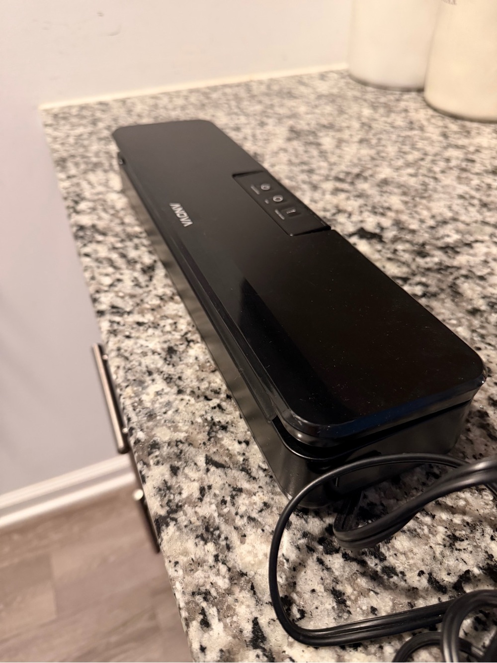 Anova Black Vacuum Sealer for Food Storage